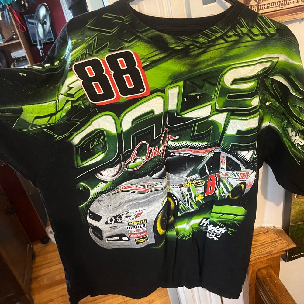 Dale Earnhardt Mountain Dew all over print shirt by Chase